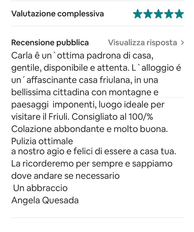 B&B Scaccia Pensieri Tarcento Buitenkant foto